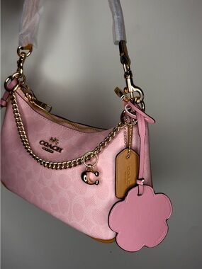 Coach | Bags | Coach Poppy Signature Jacquard Sequin Shoulder Bag